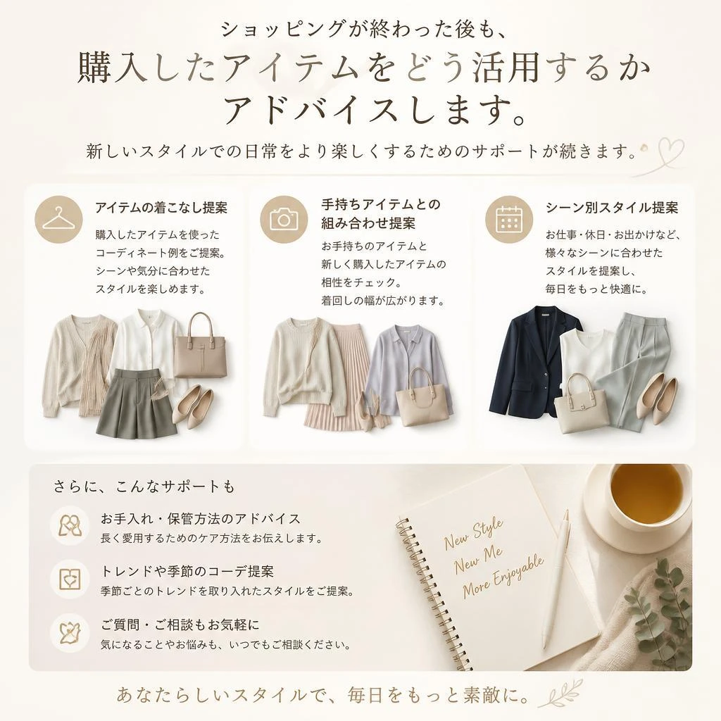 購入後のサポートも充実